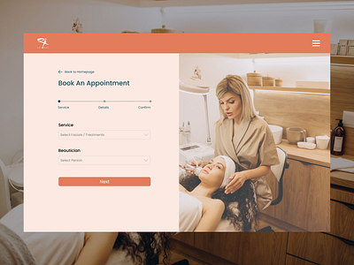 Daily UI #028 : Book an appointment for Salon 💇‍♀️ app daily ui design explore page ui ux web