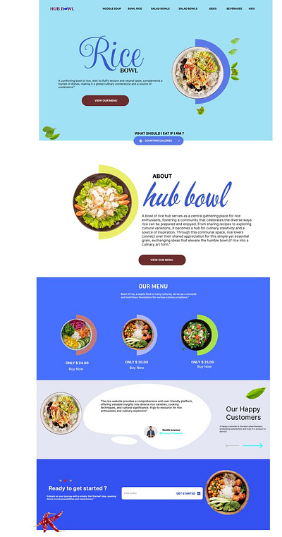 Hub bowl website design figma graphic design ui ux web design website