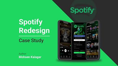 Spotify Redesign - Case Study app casestudy design designprocess designthinking figma mobileapp musicplayer productdesign spotify ui uiux uiuxdesign ux