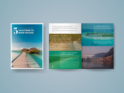 Travel Guide Canva Template Design canva document layout template