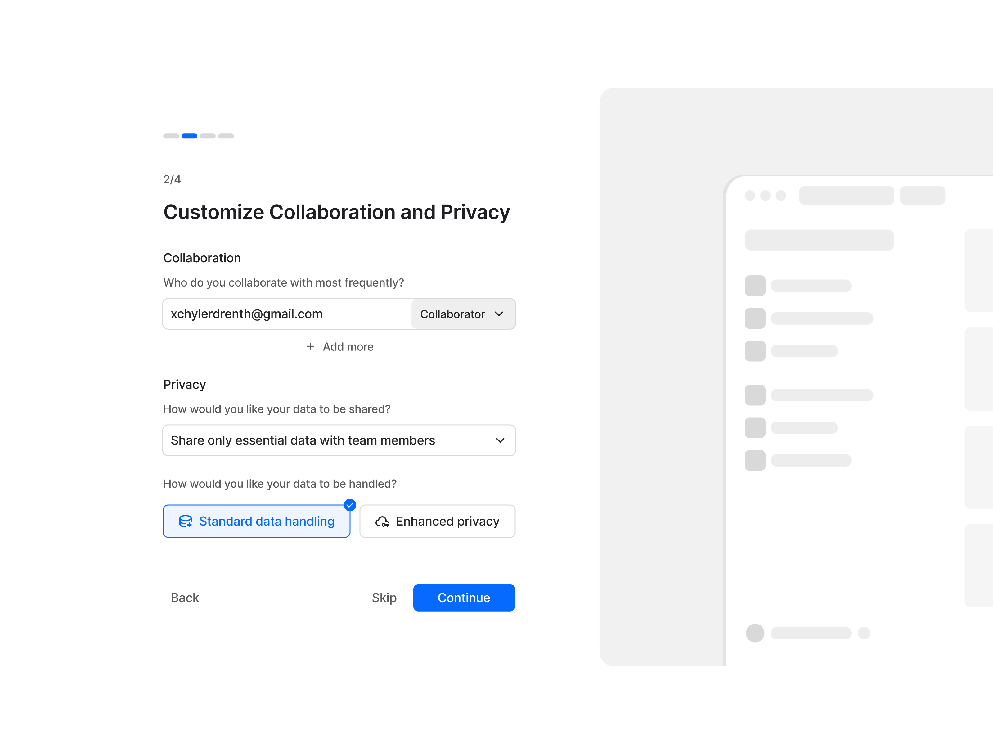Onboarding Page app card component design design system dropdown figma indicator input field landing page light mode menu minimalist modal onboarding page ui ui design ui kit widget