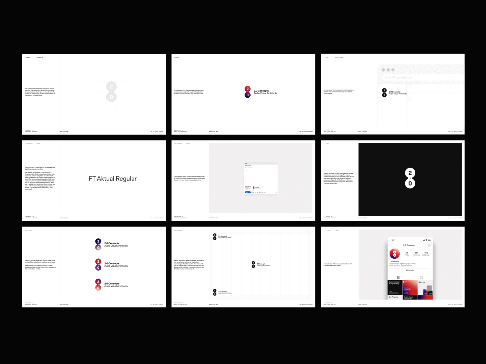 2.0 Concepts — Brand Guidelines brand guidelines branding deck design guidelines identity layouts logo typography visual identity