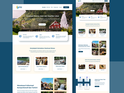 Bridge to Village - Tourism Village Website App ui