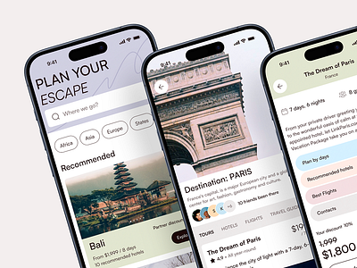 Travel Mobile App branding figma graphic design ui uiux web design