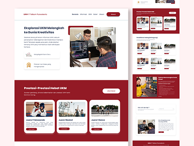 UKM Center - SME Center Website App IT Telkom Purwokerto ui