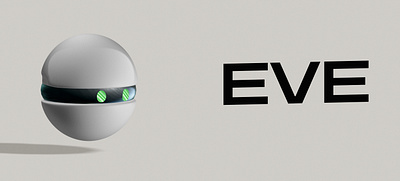 EVE - Mini Robot 3D / Spline 3d 3d design 3d modelling 3d objects 3d robot blender3d graphic design modern modern robot motion graphics robot spline