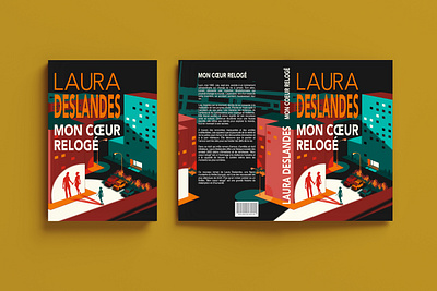 BOOK COVER - Roman de littérature moderne affinity designer book cover book design edition graphic design graphisme
