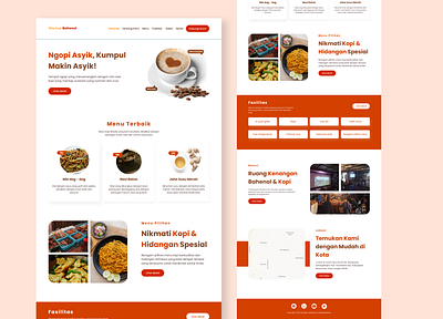 WarkopBahenol - Coffee Shop Profile Website ui