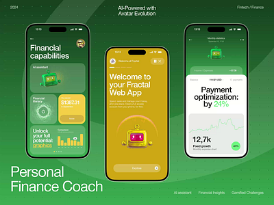 AI-Powered Personal Finance App app design branding case study dashboard design figma finance ui uiux ux web design