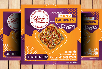 Creative & Modern Food Flyer Design. branding business creative creative food flyer design food food flyer design food flyer template graphic design illustration pizza professional professional food flyer design