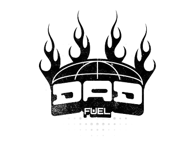 Dad Fuel T-Shirt And Mug Design black black logo branding dad fuel fathers day funny quote graphic design kittl kittl template logo notmywork shirt illustration template vector