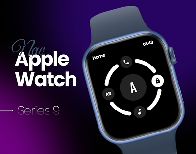 Apple Watch Series 9: UI Design Concept apple apple watch concept design ui design