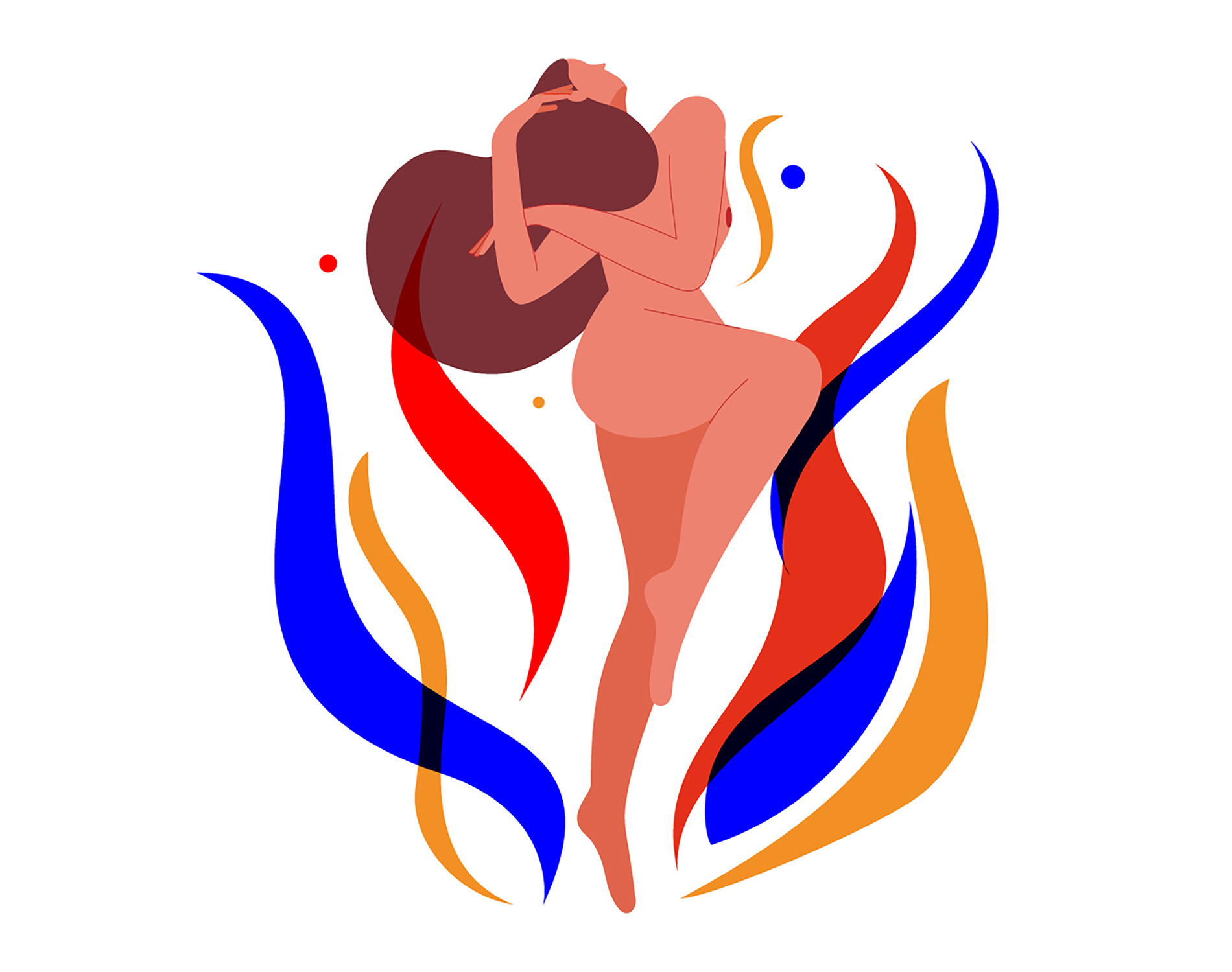 Phoenix art artwork body branding color design fashion fire graphic design icon illus illustration logo movement mythology phoenix poster rebirth ui vector