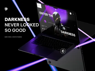 Ultrabot Game Design 3d animation app black brand branding design game graphic design humanoid illustration logo motion graphics neon purple ui ux vector