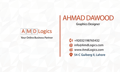 Visiting card graphic design photoshop stationary visiting card