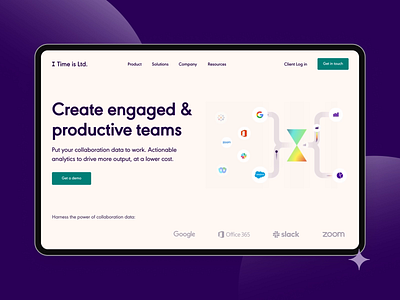 Time is Ltd. – Website app design figma ui uiux web design