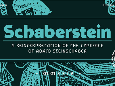 The Forgotten printer - Schaberstein typeface font graphic design opentype sansserif typography variable