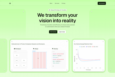 Design for founders landing page✨ figma landing page ui user interface web design website