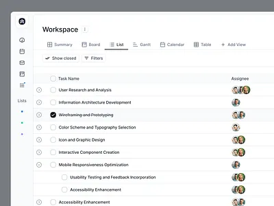 Tasks Table UI beyond ui design system figma free ui kit table table design table ui tasks tasks table tasks ui ui workspace workspace preview