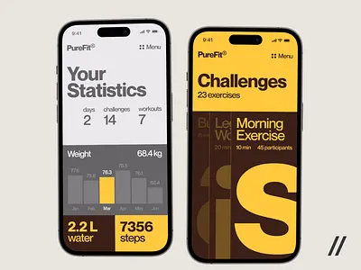 Fitness Mobile iOS App app design figma graphic design ui uiux web design