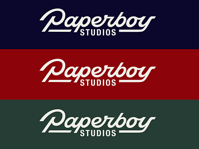 Paperboy _Studios authentic branding calligraphy clothing colours custom design flow handtype handwritten identity illustration lettering logo modern script solid type urban wordmark