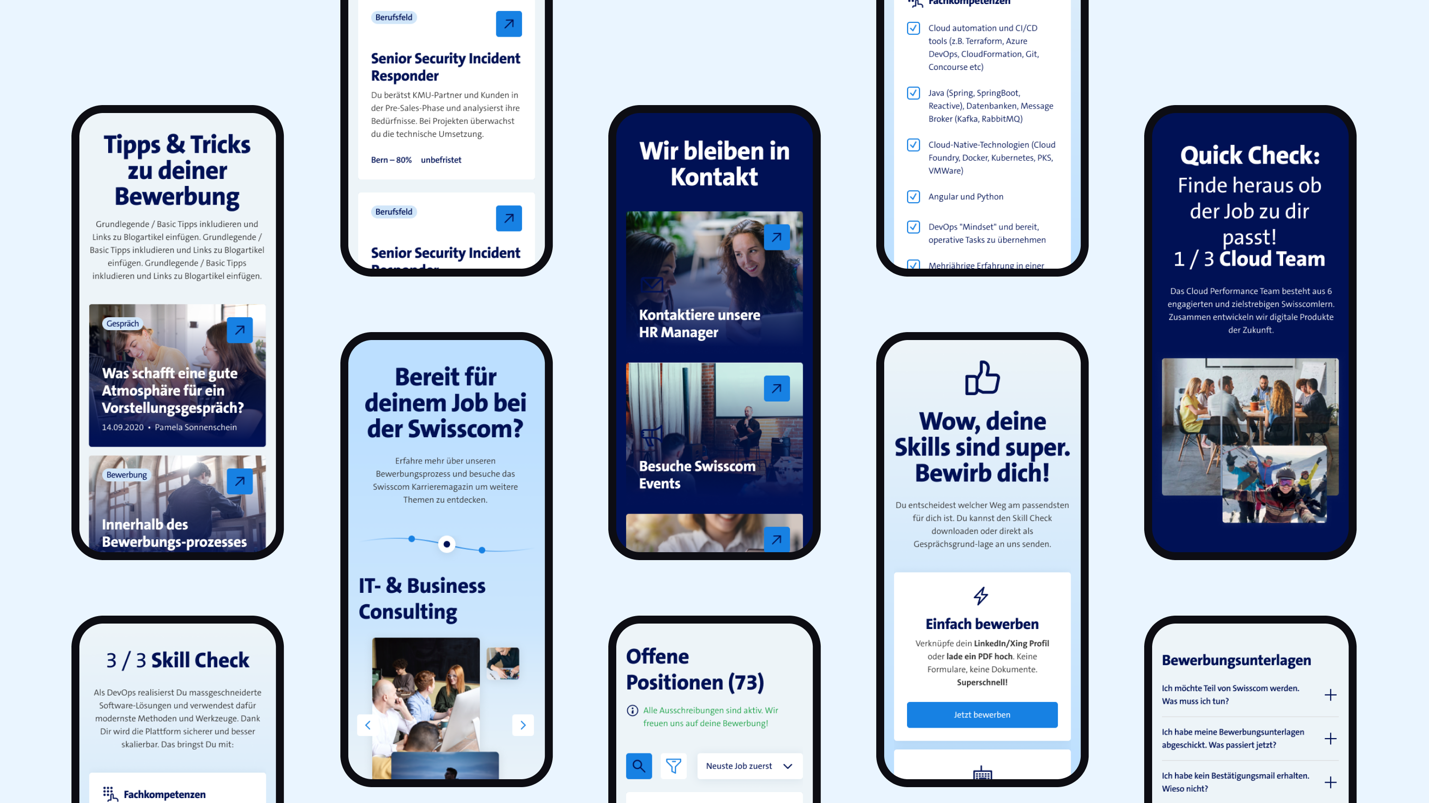 Swisscom - Case Study content design lean development technical consultancy user testing ux research uxui design