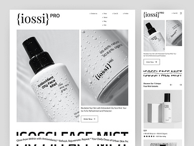 SaaS Skin Care Product Web Design app design figma graphic design ui uiux web design
