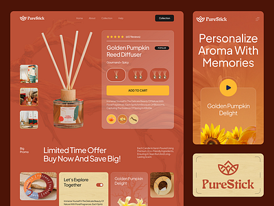 💎Purestick Website app design figma graphic design ui uiux web design