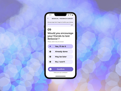 Survey Screen | Daily UI Challenge #59 app form mobile design survey ui ui design
