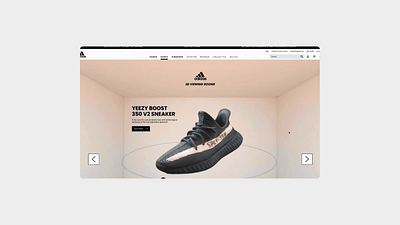 E-Commerce Concept for Adidas Gen-Z e commerce interfacedesign ui uidesign uiux userinterfacedesign uxui webconcept webdesign