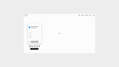 Interactive Microsite Concept for Gucci advertising animation branding digitaldesign gucci immersiveweb interactiveconcept microsite motion design motion graphics ui uidesign webconcept webdesign