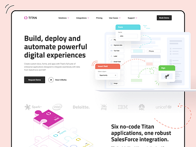 Website redesign | SaaS company landing landing page landing page design saas website sales page ui web design website website design website redesign