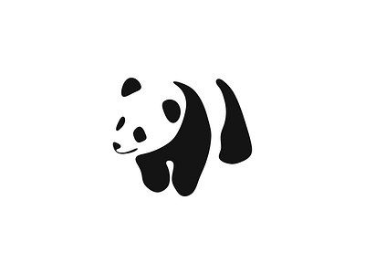 Negative Space Panda Logo black and white illustration logo design minimal minimal animal minimal panda modern monochrome logo negative space negative space animal negative space logo negative space panda panda panda logo panda logo design symbolic
