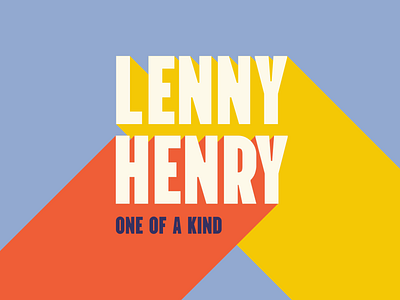 Lenny Henry One of a Kind TV Title Graphics animation identity motion graphics typography