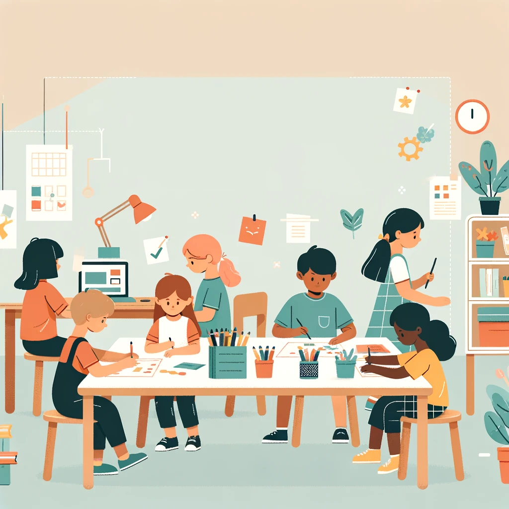 Example of Education Illustration for School