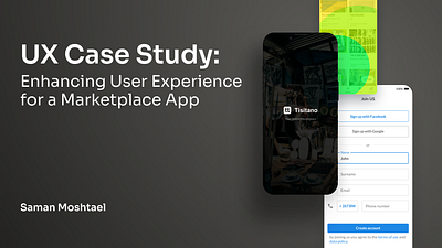 UX Case Study: Enhancing User Experience for a Marketplace App app case study product design ux