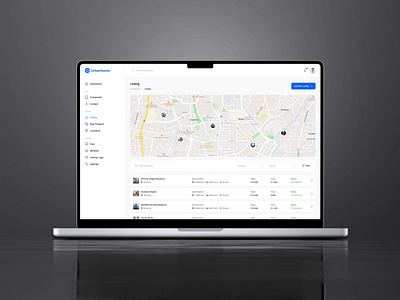 Urbanhome - Real Estate Dashboard blue clean crm dashboard map real estate ui