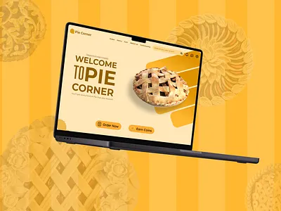 A Pie shop website ui design design figma ui ux webdesign