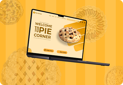 A Pie shop website ui design design figma ui ux webdesign