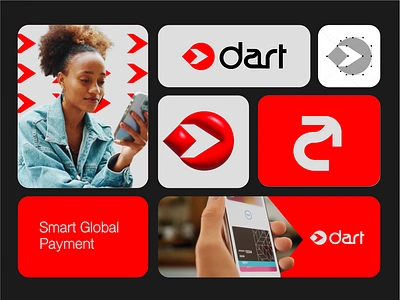 Dart Branding 3d branding graphic design