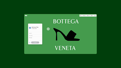 Interactive Landing page for Bottega Veneta advertising animation bottegaveneta branding campaign immersive web landingpage landingpage design luxurybrand motion graphics ui uiux webconcept