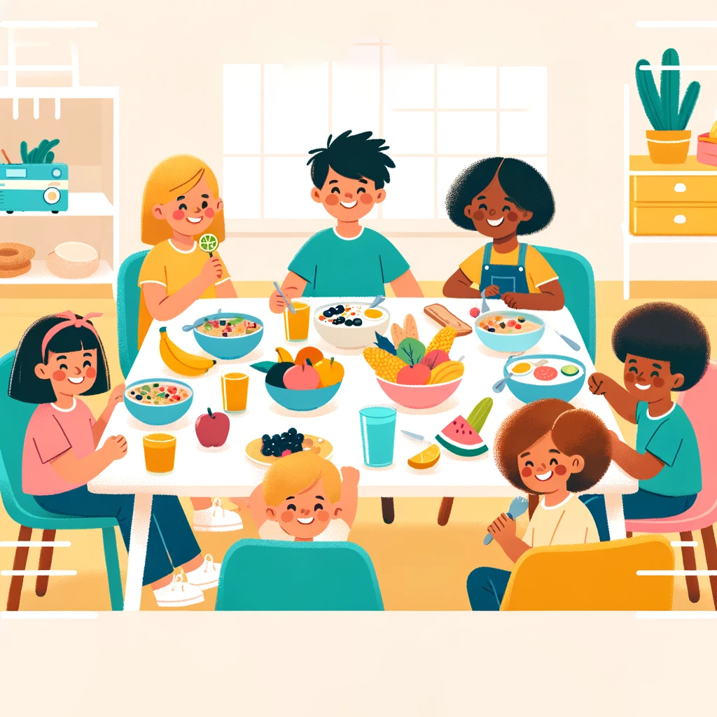 Example of Children Illustration for a school animation