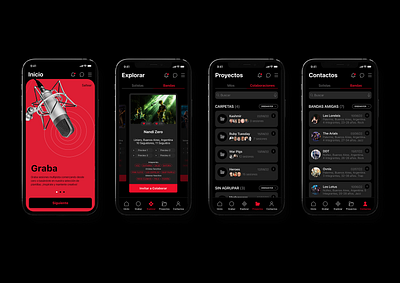 Decibel Studio app mobile product design ui ux