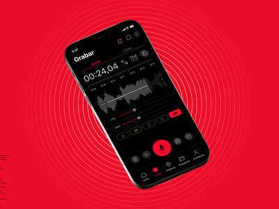 Decibel Studio app mobile product design ui ux