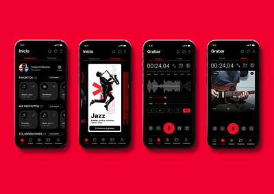 Decibel Studio app mobile product design ui ux