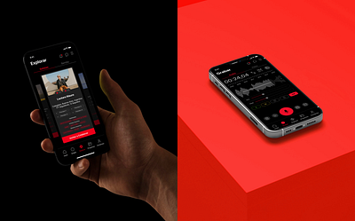 Decibel Studio app mobile product design ui ux