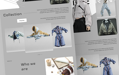 TrenForward - Clothes Shop Landing Page branding clean clothes shop design ecommerce figma landing page landing page design mockup shop ui ui design user experience user interface ux web design web ui