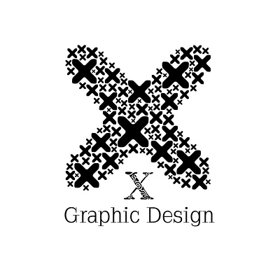 X Graphic Design Logo graphic design logo