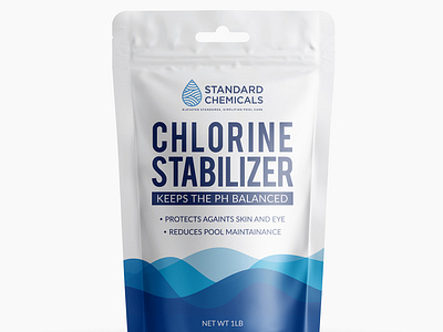 Chlorine Stabilizer 3d branding branding design design graphic design illustration logo minimalist design mockup motion graphics packaging packaging design pouch pouch design premium design ui