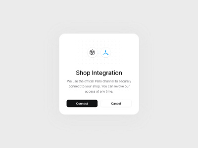 Connect Component 💥 black button clean component dailyui design figma gray icon logo minimal ui uiux ux white